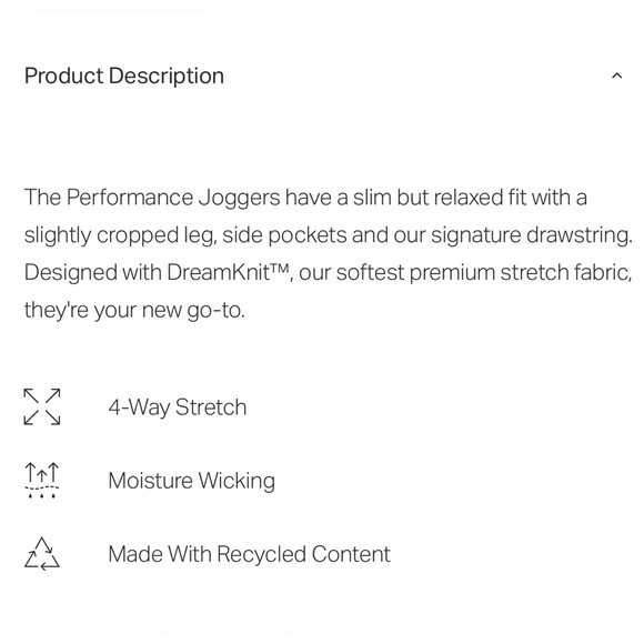 Women’s Vuori Light Gray Performance Joggers - Picture 7 of 7